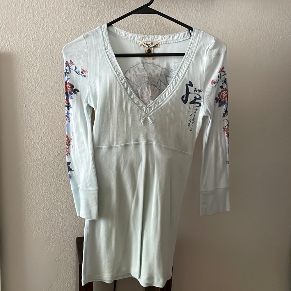 Lucky Brand tee.